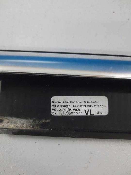 фото №4, Планка накладка дверь l.p audi a8 d4 4h0853283c