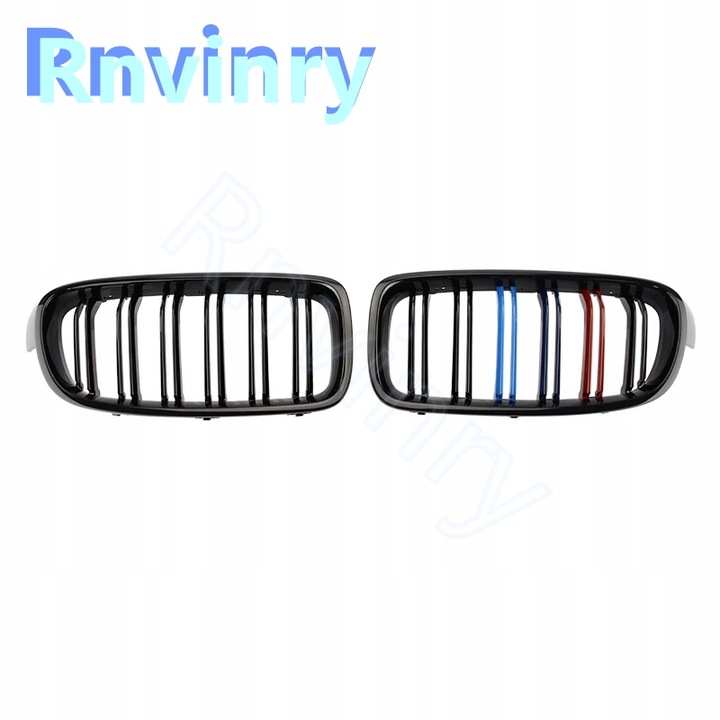 фото №5, Решітка передньої бампера rnvinry подвійна планка do bmw f30 f31 f35 3 серія
