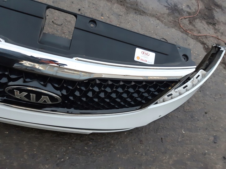 фото №12, Kia sportage iii wd бампер переднее решётка радиатора перед решётка 10-15 комплектный