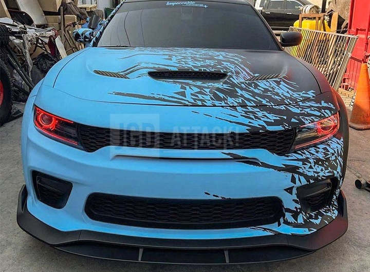 фото №10, Накладка бампера блиск charger 2020-22 широкий кузов