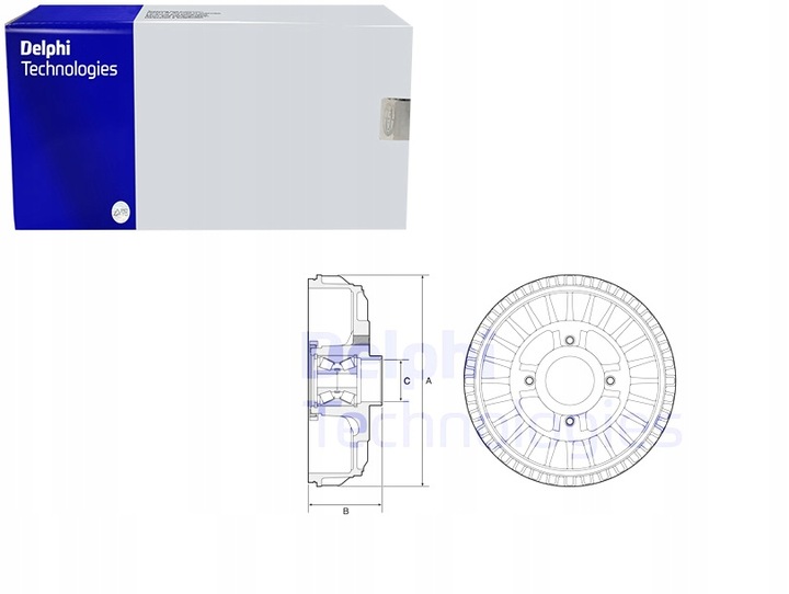 фото №1, Барабаны тормозные 2szt. з подшипник citan captur clio iv kangoo delphi
