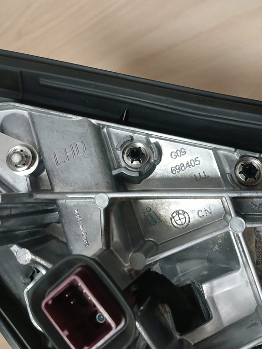 фото №9, Bmw xm g09 2022r зеркало левая каркас камера ассистент 5+1 pin европа оригинальный номер