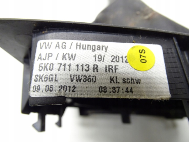 фото №6, Ручка зміни кпп / коробка передач чохол комплект 5k0711113r vw jetta scirocco golf vi