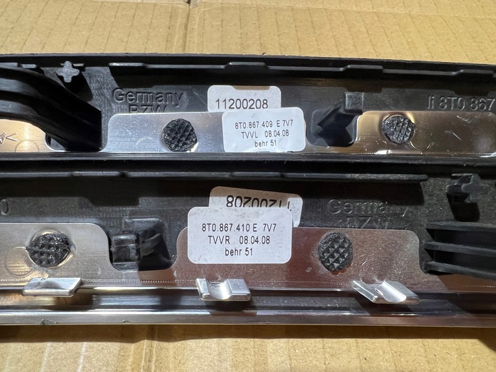 фото №12, Audi a5 s5 8t декори dekor планка тунелю планки двері комплект карбон