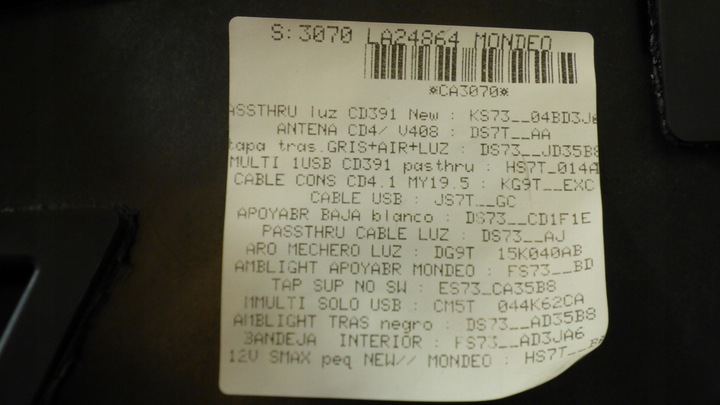 фото №9, Тунель середній підлокітник es73-f043b04-a stbdb європа ford mondeo v mk5