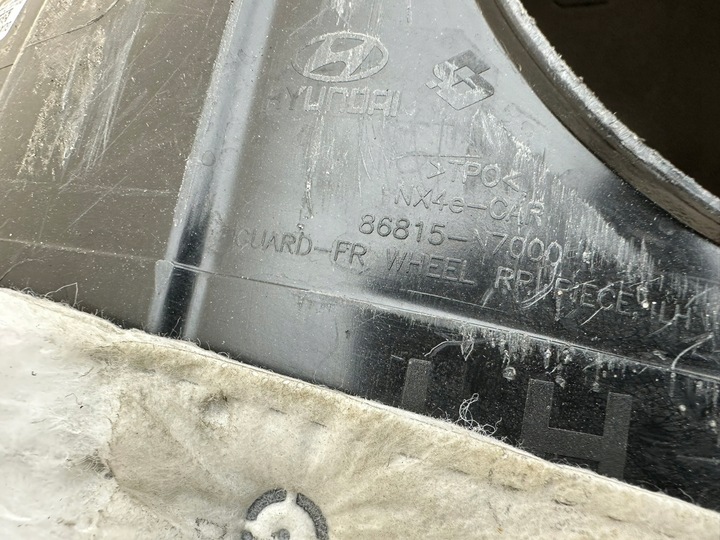 фото №8, Hyundai tucson 4 iv 20r- подкрылок левая передние левый перед 86815-n7000