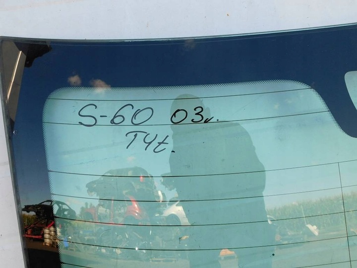 фото №3, Volvo s60 i 2,4 d5 2003r скло зад задня
