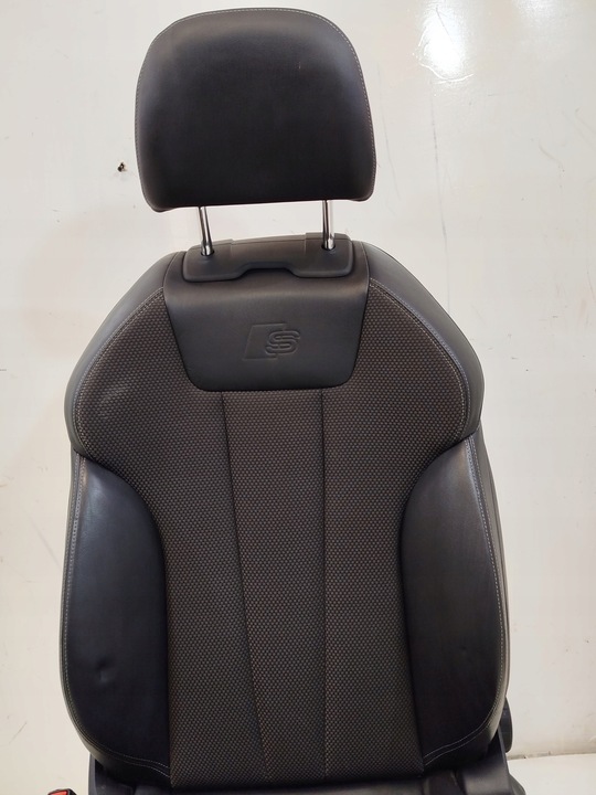 фото №5, Сидіння лівий перед водія audi a4 b9 s-line materiał-skóra комплектний !