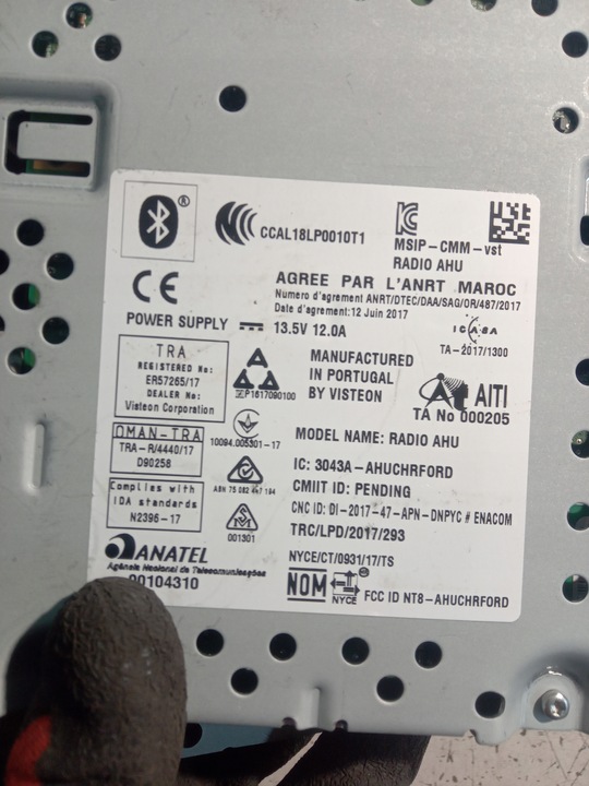 фото №10, Ford tourneo connect mk2 рестайлинг радио kt1t-18d832-bt