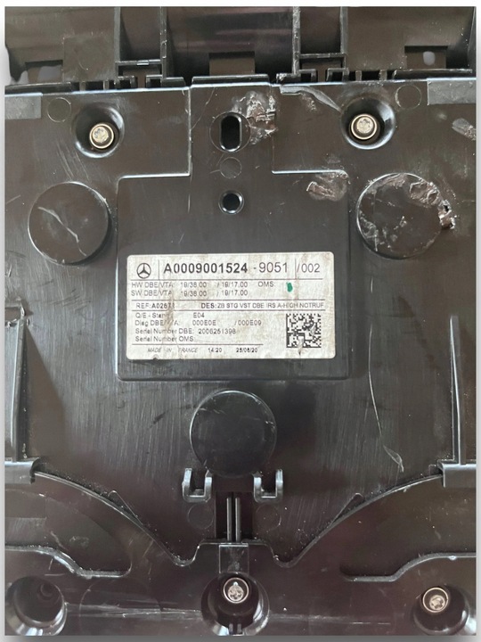 фото №6, Mercedes w247 лампа потолок a0009001524 #290. $j