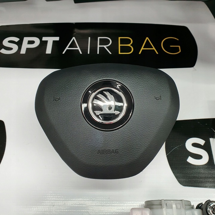 фото №6, Skoda octavia iii 3 5e0 панель консоль подушки ремни подушка безопасности air bag