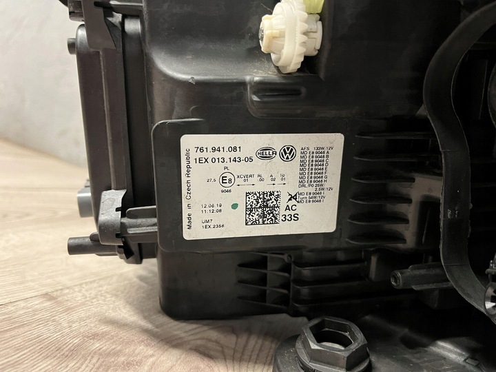 фото №14, Vw touareg iii 761 лампа левый правые перед комплект полный led