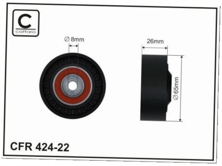 фото №2, Ролик ремень клиновой audi q5 8r 2.0 3.0 a5 8f 2.0 8t 2.7 3.0 a8 d3 3.0