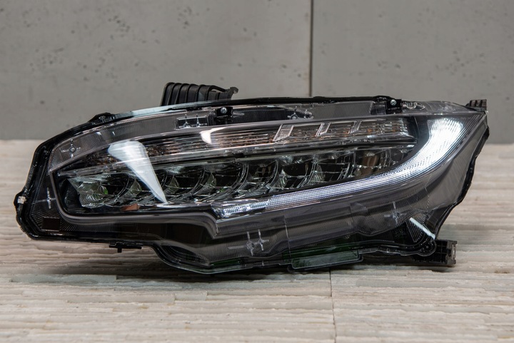 фото №8, Honda civic x 2016-2019 sedan лампа передняя led левая 33150tedp11