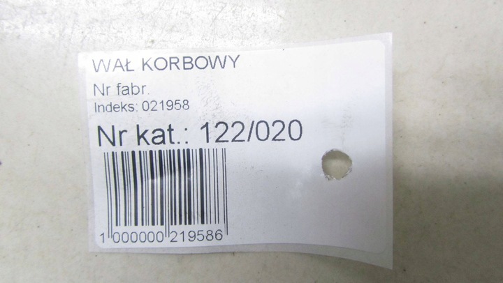 фото №6, Honda cr-v iv 2.2 wał коленчатый n22b4 12-