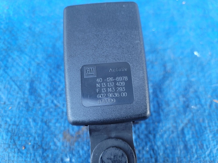 фото №8, Запчасти | zafira b застёжка ремня ремней сидений багажника 13132409