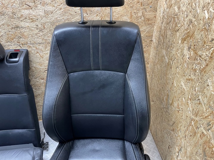 фото №14, Bmw x3 f25 сиденья диван кожа ковшеобразные туннель обшивки дверь комплект uk