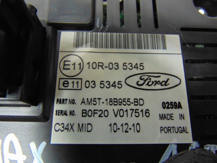 фото №10, Дисплей екран ford c-max mk2 am5t-18b955-bd