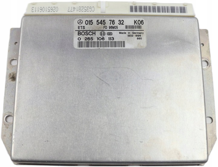 фото №1, Mercedes w210 модуль блок керування esp 0155457632 0265106113 європа