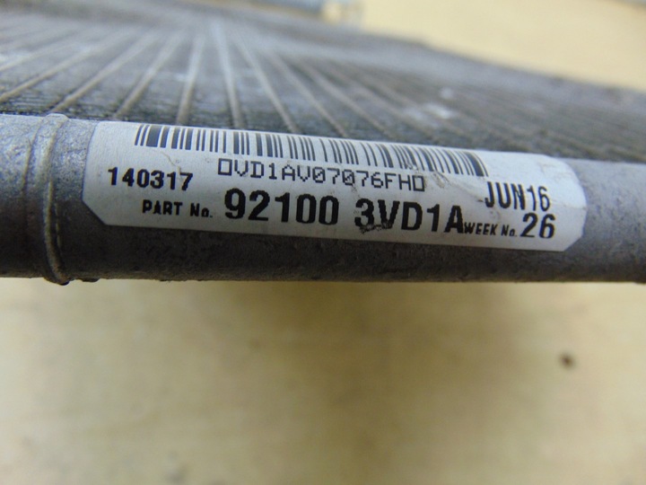 фото №16, Радиаторов кондиционера nissan note 921003vd1a