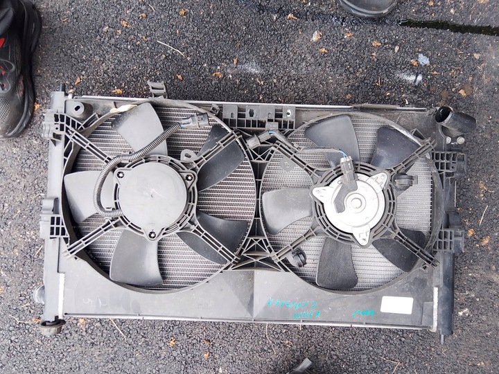 фото №1, C-crosser 4007 outlander комплект радиатор радиаторов кондиционер вода вентилятор