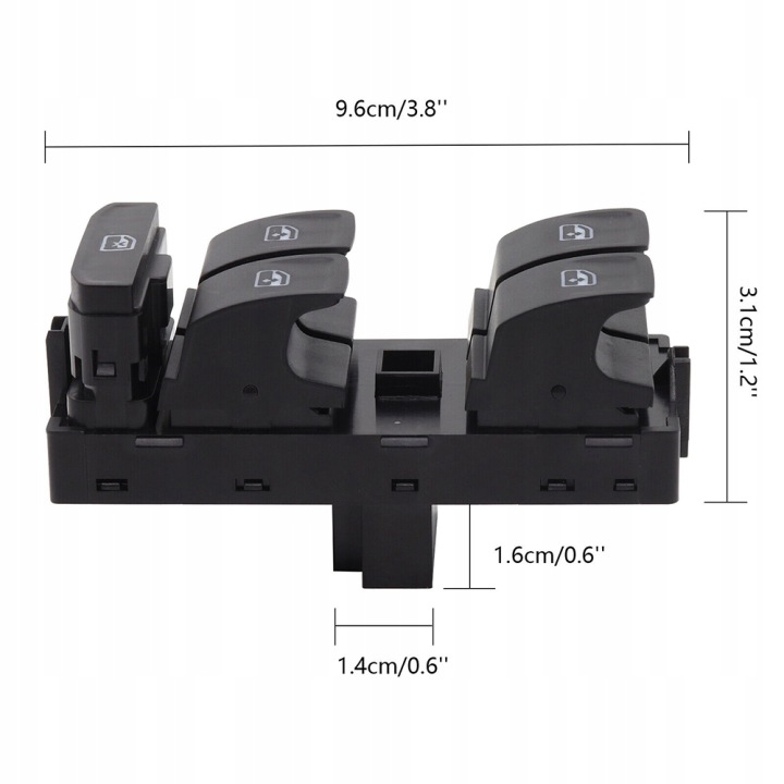 фото №6, Панель переключатель подъёма стекло левый do vw golf vii 7 passat b8 seat