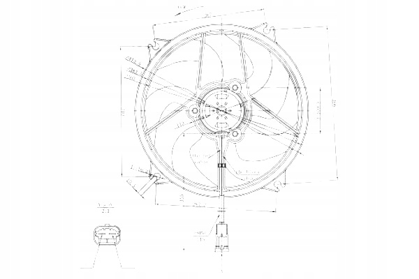фото №8, Вентилятор радиатор citroen c4 1.4 1.6 vti 2004-