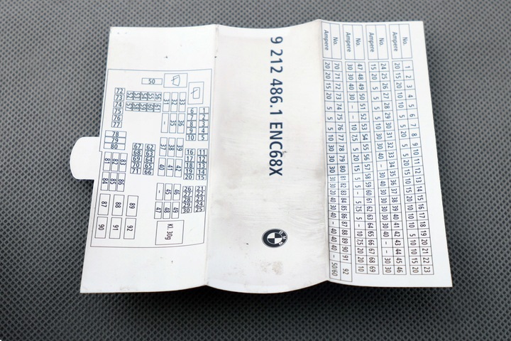 фото №9, Bmw e81 e82 e88 e90 e92 карта карта запобіжників