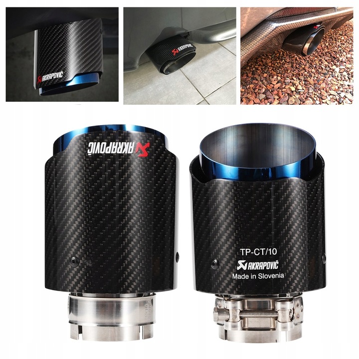 фото №10, Наконечник выхлоп глушитель накладка труба выпускная 63-101mm