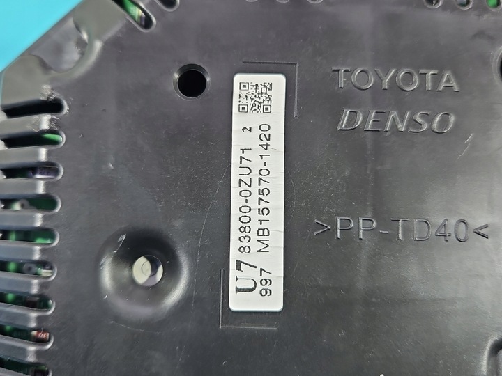 фото №8, Спідометр  toyota auris ii 1.4 d4d європа 83800-0zu71 157570-1420