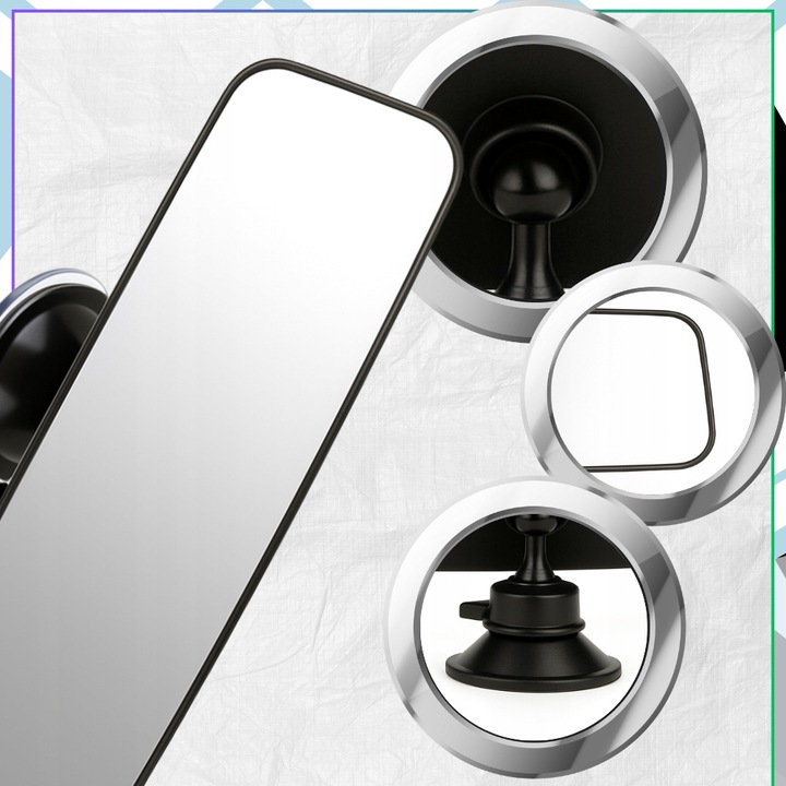 фото №8, Дзеркало заднього виду автомобільні внутрішні універсальні na присоска середні