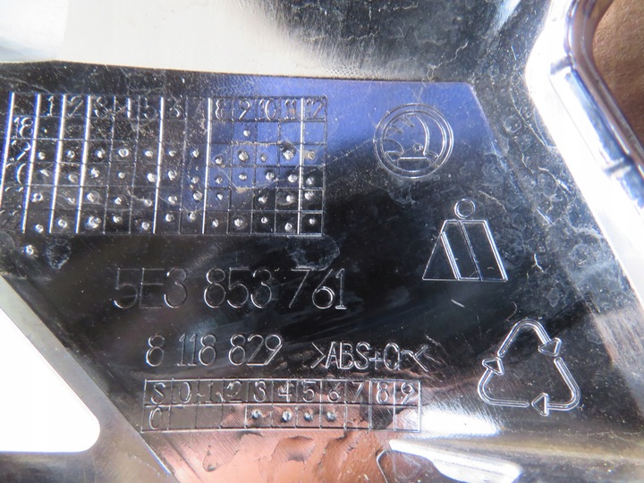 фото №9, Хром решітка радіатора skoda octavia iv 5e3853761