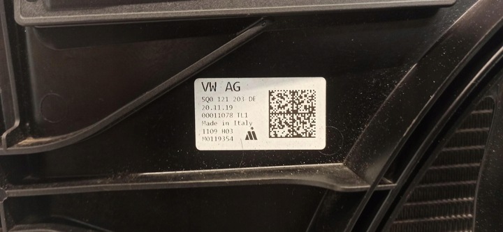 фото №8, Audi q3 вентилятор радиатор 1.5 tsi 5q0959455bn 5q0816411as