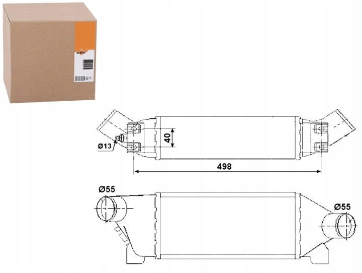 фото №8, Інтеркулер ford transit 00-06 2.0di