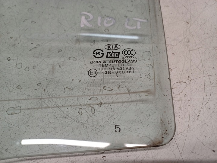 фото №3, Kia rio ii 2 05- стекло левый зад ...5