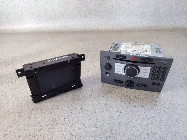 фото №1, Радио радиопроигрыватель opel astra h дисплей монитор