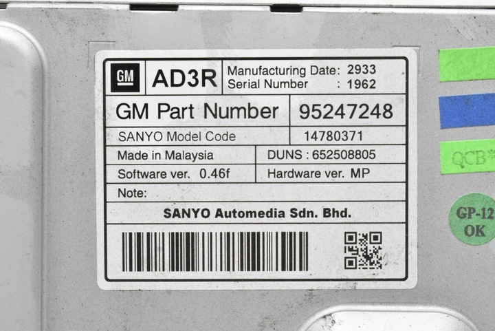 фото №9, Радіо радіопрогравач дисплей 23210484 cd opel astra j 4 iv 11-20