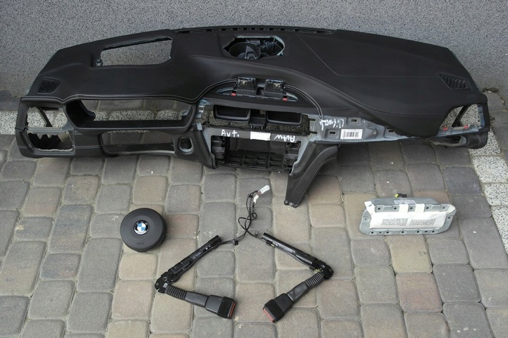 фото №6, Bmw m3 m4 f80 f82 f83 pulpit подушка безпеки ремені полиця консоль капот панель pas