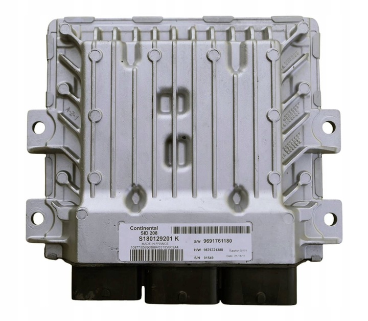 фото №1, Блок керування / модуль ecu peugeot boxer s180129201k 9691761180 програмування