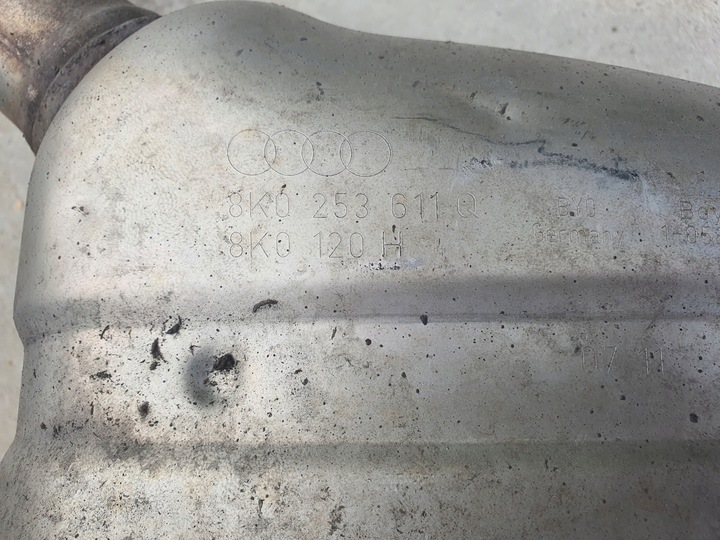 фото №12, Audi a4 b8 a5 вихлоп глушник труба 2,7 3,0 tdi 8k0253611r 7-1