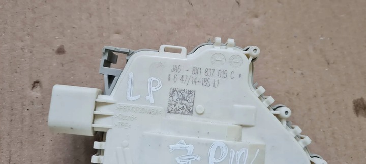 фото №11, S3 8v sedan a3 замок двері лівий перед переднє 8x1837015c 7pin vw audi