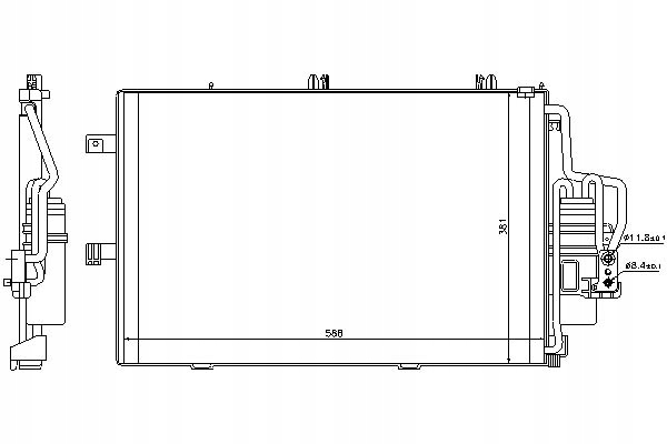 фото №6, Nissens 94546 конденсатор кондиционера