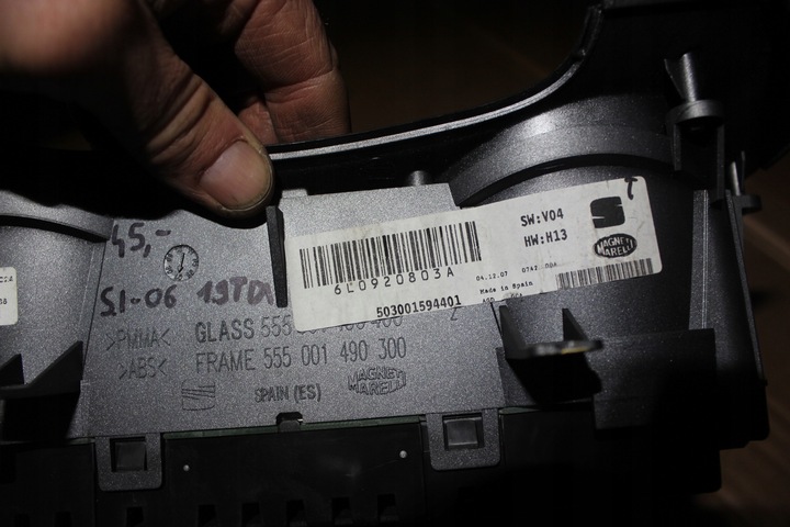 фото №9, Seat ibiza iii 2007 r 1.9 tdi 100 km -комп'ютер набір стартовий 038906019nl