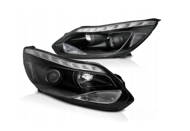 фото №1, Лампи фари ford focus mk3 11-14 led чорний