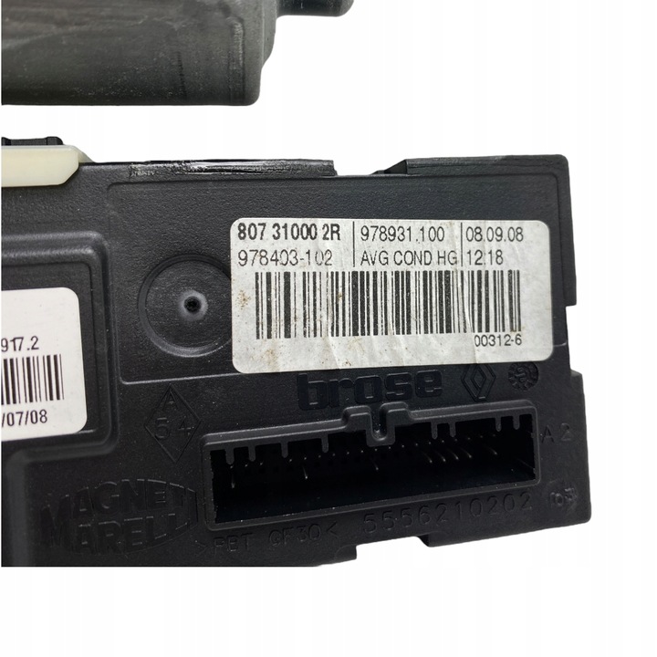 фото №14, Моторчик стёкла левый перед renault laguna iii