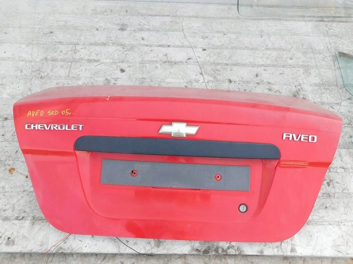 фото №2, Chevrolet aveo 2005r sedan кришка зад задня