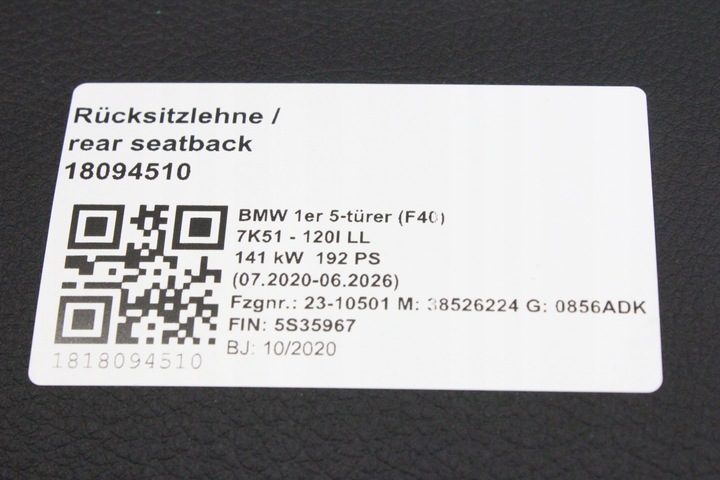 фото №15, Сидіння диван обшивки м-пакет eur пам'ять bmw f40