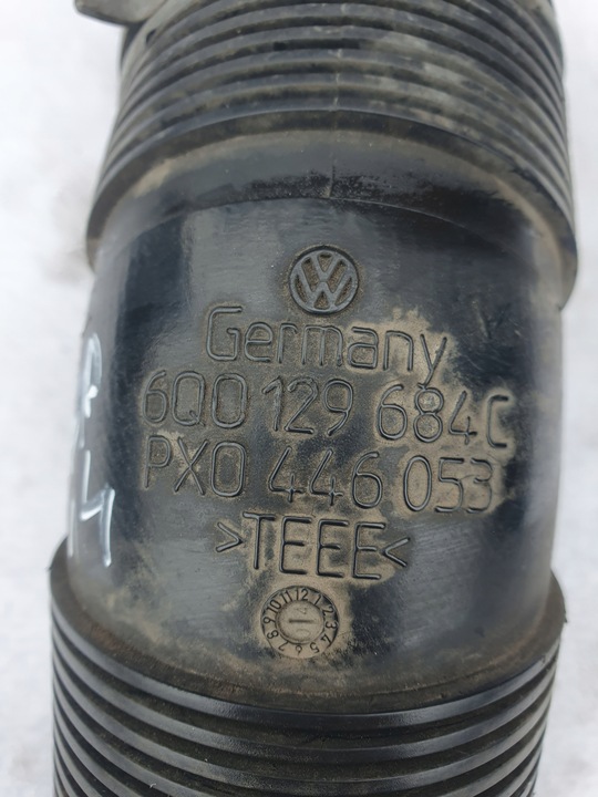 фото №1, 6q0129684c труба впуск skoda fabia 1 i 1.4 ben 02-07 chb