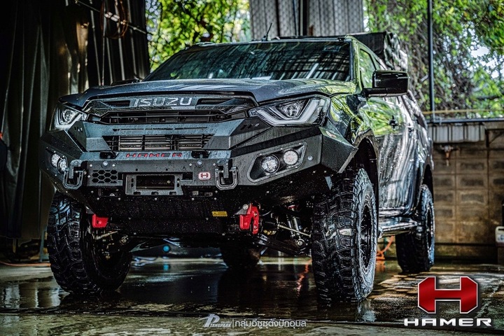 фото №10, Бампер переднее стальной offroad hamer king isuzu d-max 2020-2024