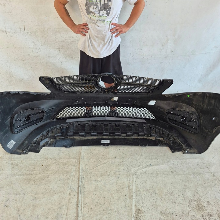 фото №10, Mercedes vito v-klasa w447 amg бампер перед переднє решітка радіатора плита решітка